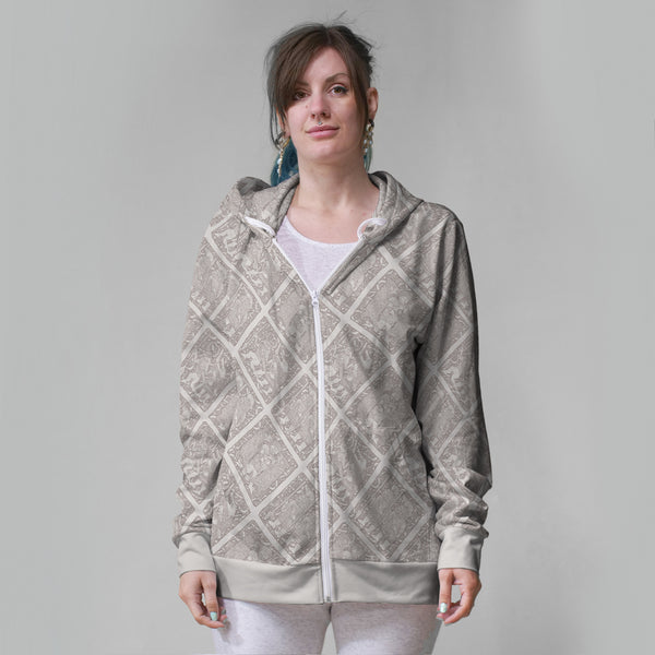 Torslunda Pattern Ziphoodie – Valhyr