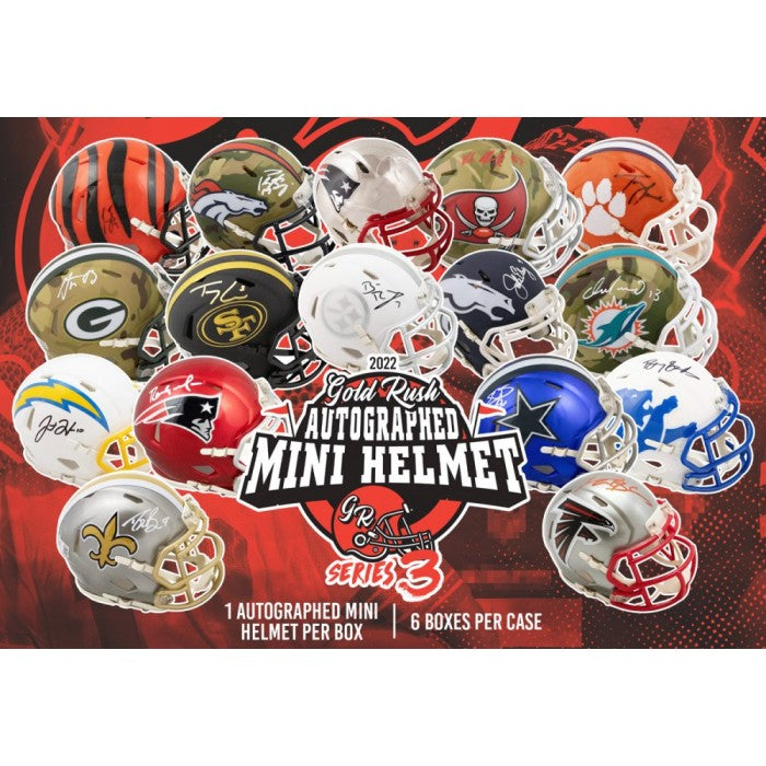 autographed mini helmets