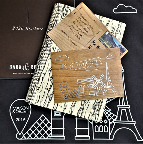 Bark & Rock Natural Wood Notebooks at Maison & Objet 2019