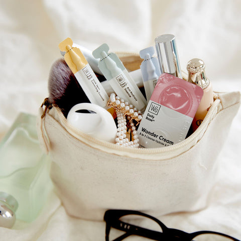 Wo Skincare Travel Friendly Skincare Makeup bag