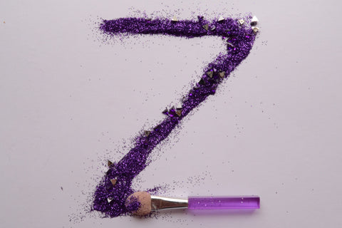 Generation Z symbol in glitter