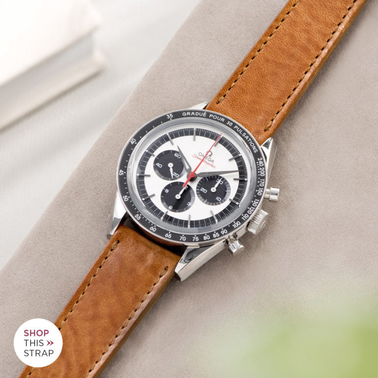 Bulang-and-Sons_Strap-Guide_Omega-Speedmaster-2998_Gilt-Brown-Tonal-Leather-Watch-Strap