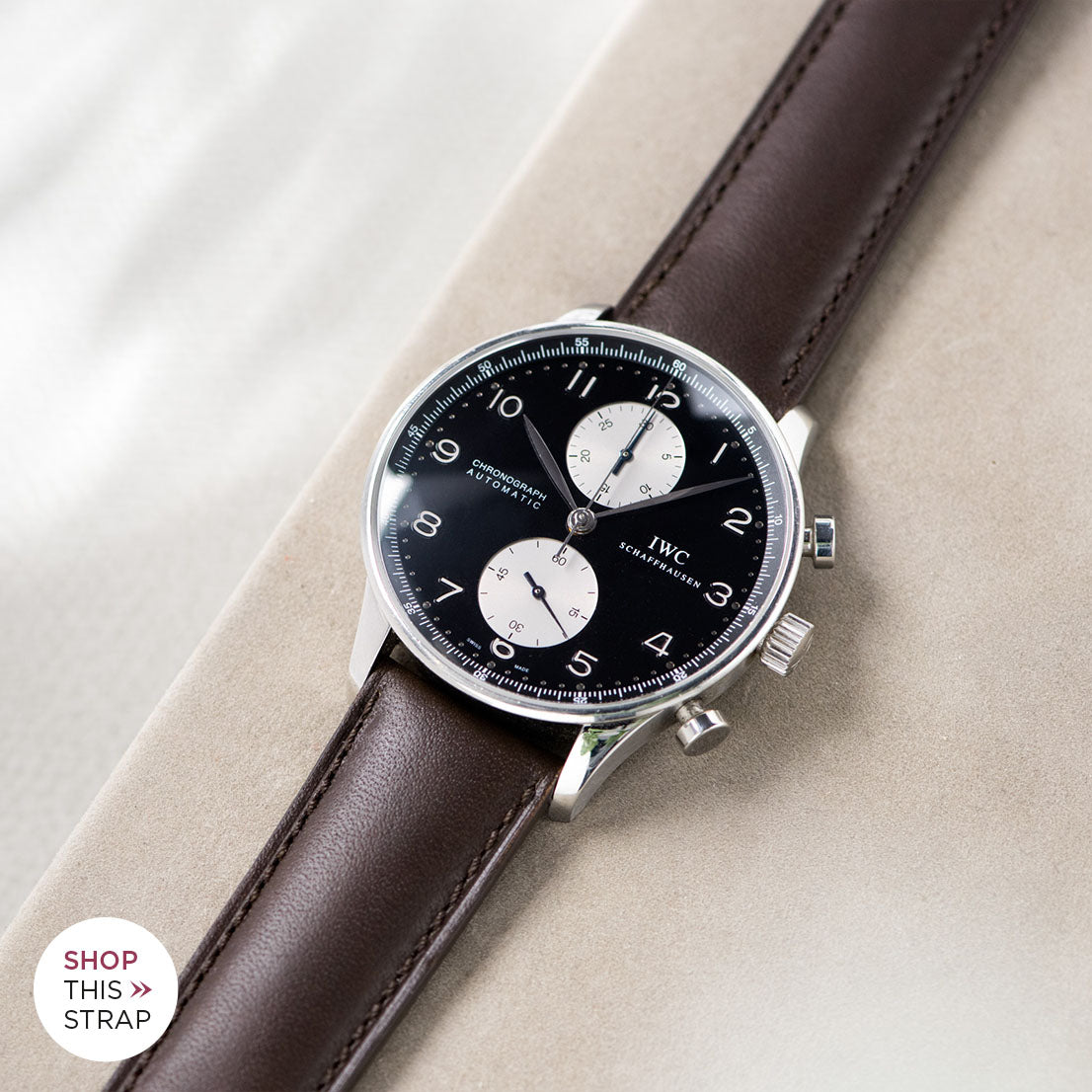 Bulang and Sons_Strap Guide_IWC-Portugieser_Antique Brown Leather Watch Strap