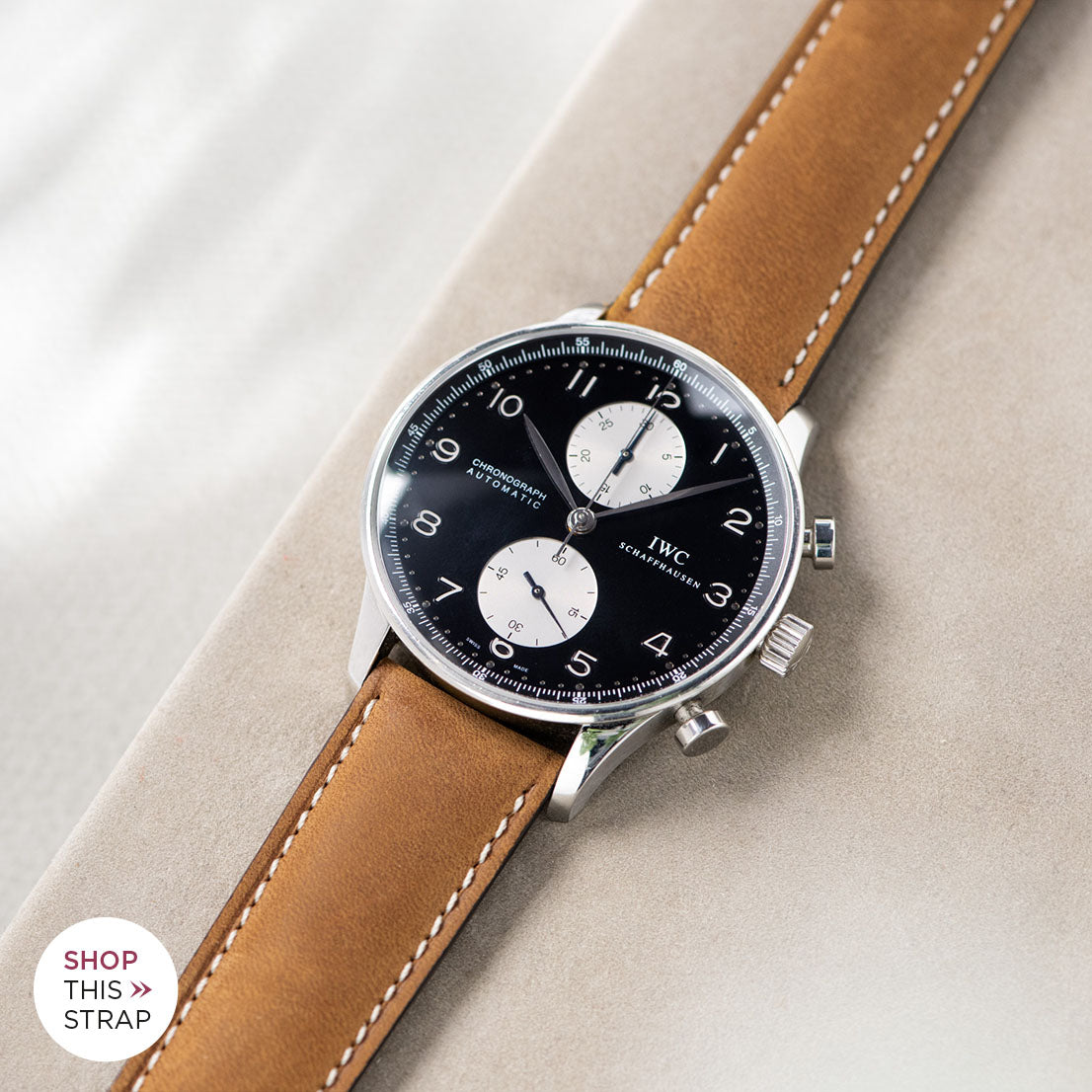Bulang and Sons_Strap Guide_IWC-Portugieser_Mountain Brown Leather Watch Strap