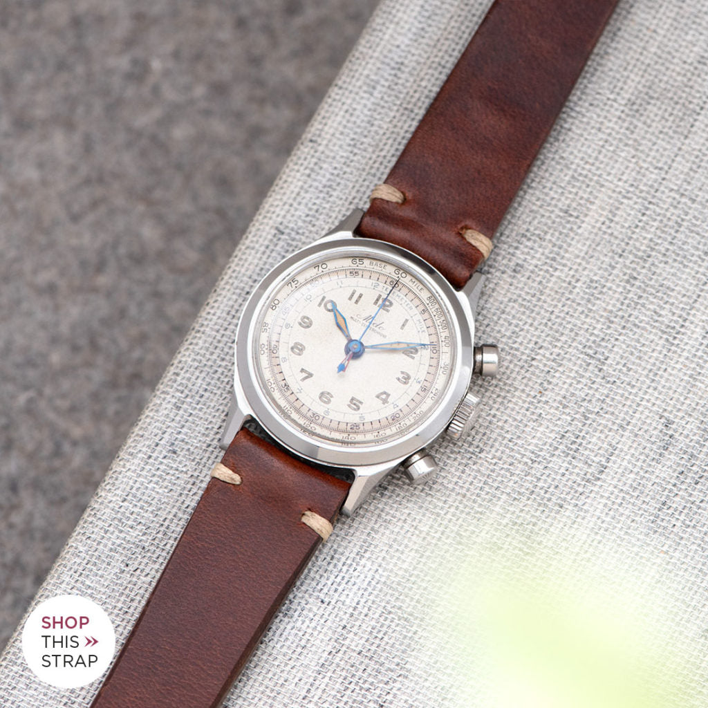 Bulang and Sons_Strap Guide_The Mido Multi Centerchrono_Siena Brown Leather Watch Strap
