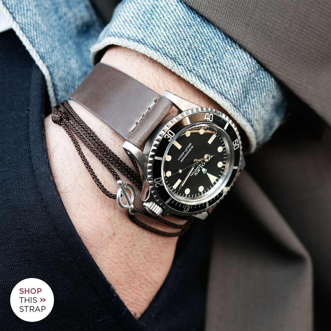 Strap Guide The Rolex 5513 Black Submariner – Bulang and Sons EU