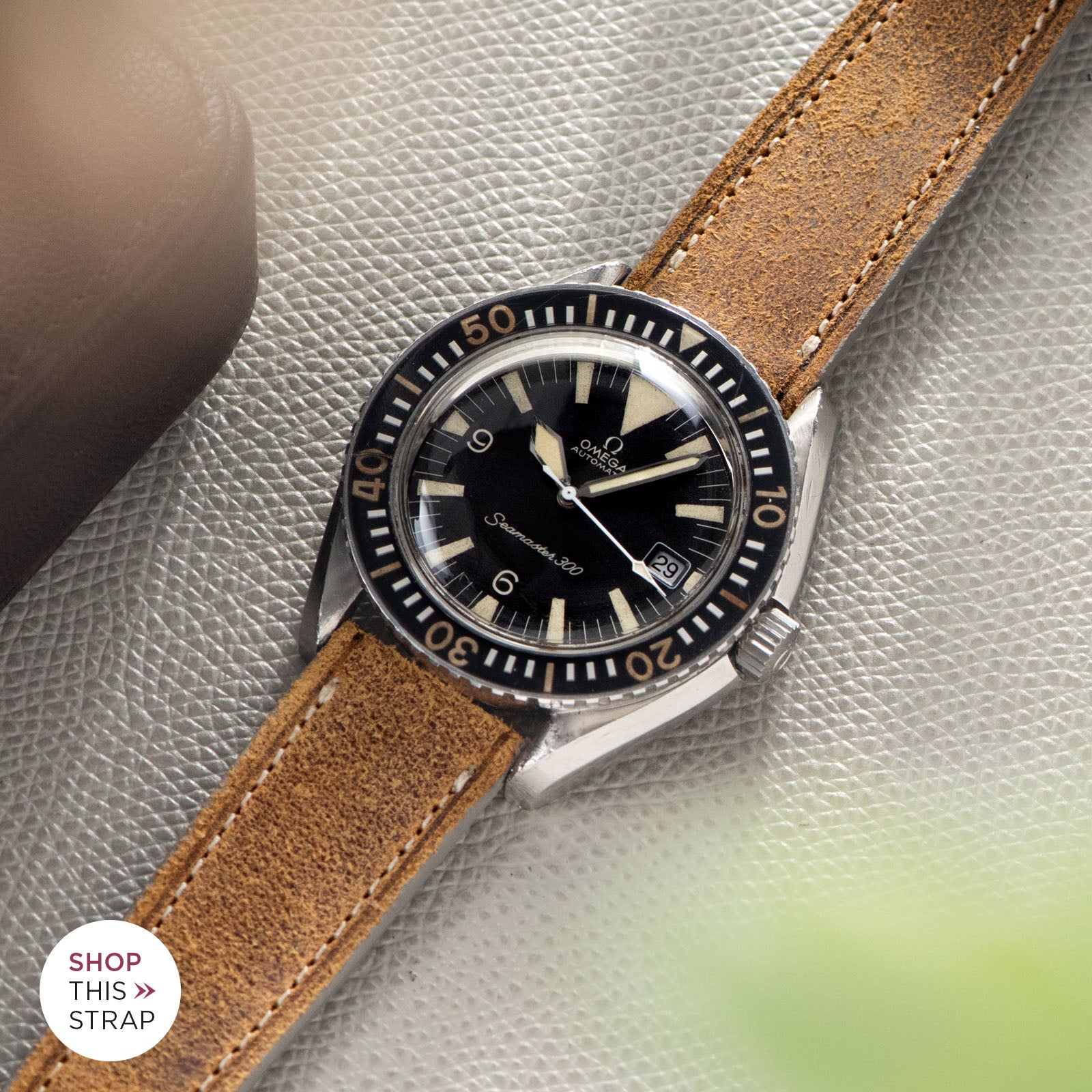 Bulang and Sons_Strap Guide_The omega SM 300 Seamaster_Le Marais Leather Watch Strap