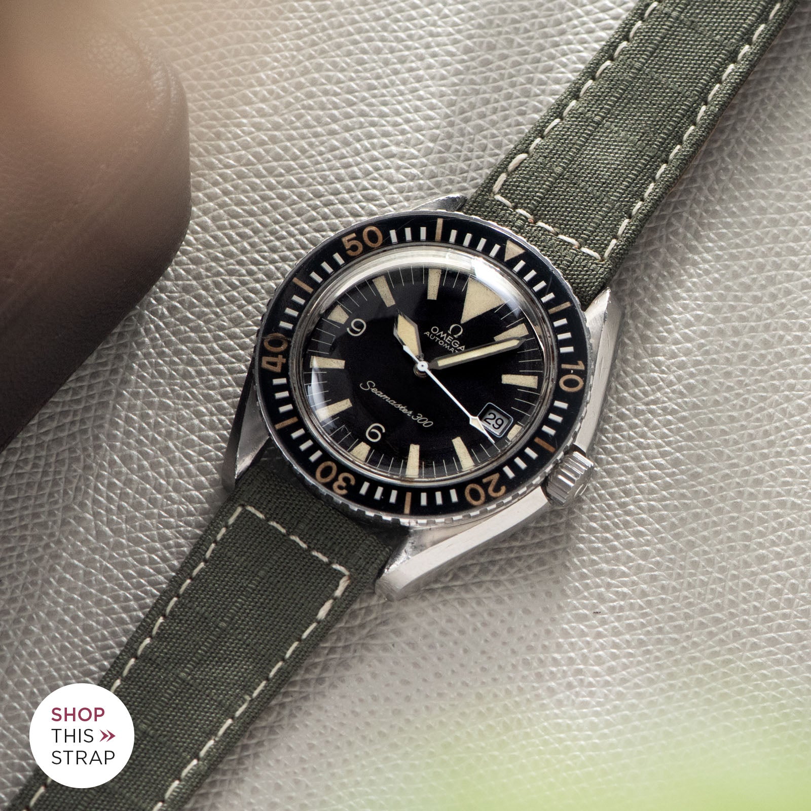 Bulang and Sons_Strap Guide_The omega SM 300 Seamaster_The Ripstop Watch Strap