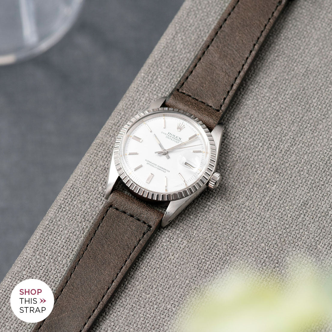 Ravello Brown Leather Watch Strap