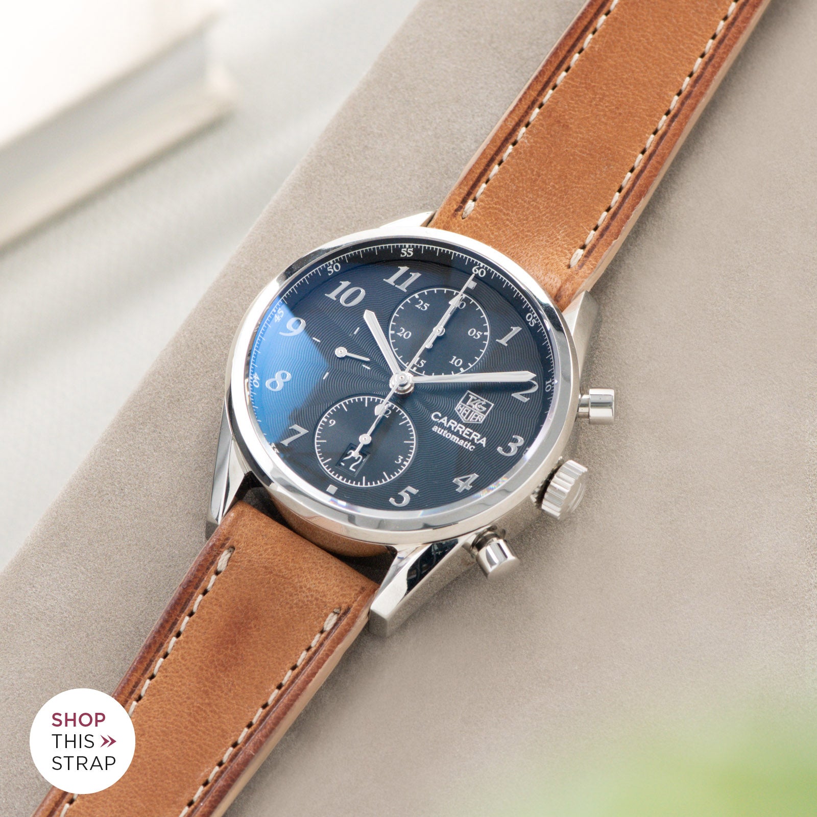 Arriba 44+ imagen carrera leather strap