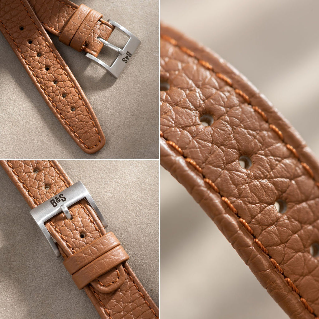 Taurillon Black Speedy Leather Watch Strap