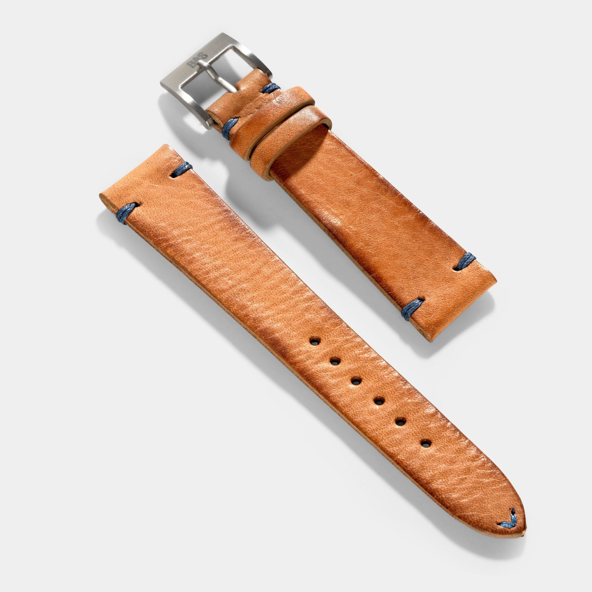 Siena Brown Extra Thin Leather Watch Strap