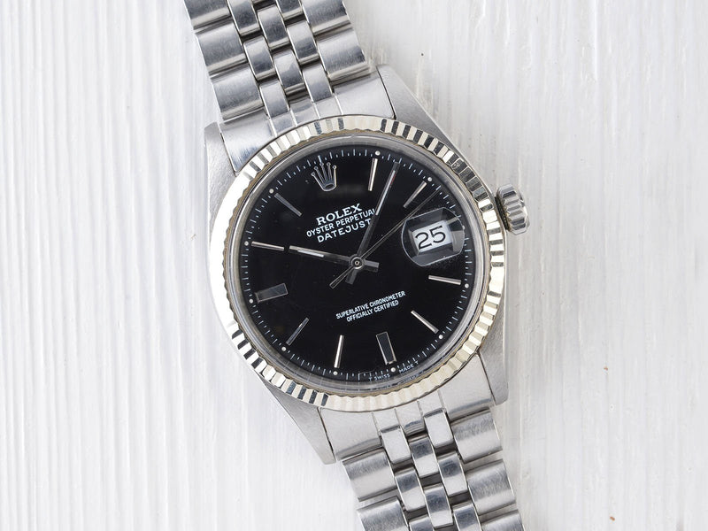 rolex 1601 black dial