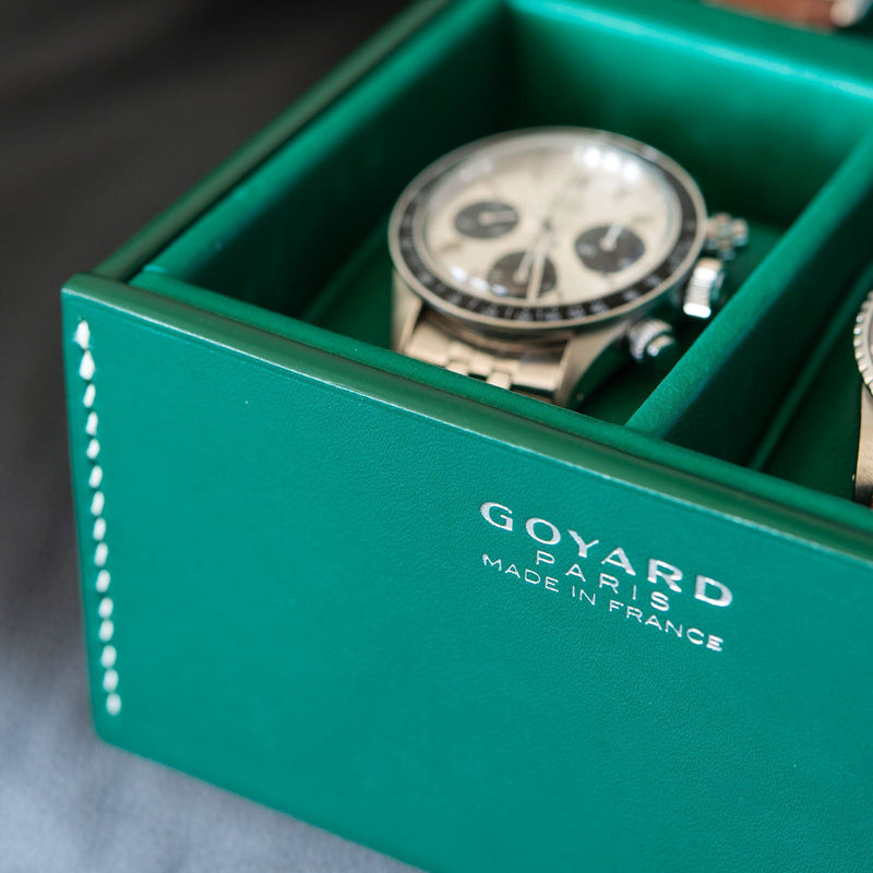 Goyard Coffret Montre Green 4 Watch Box 