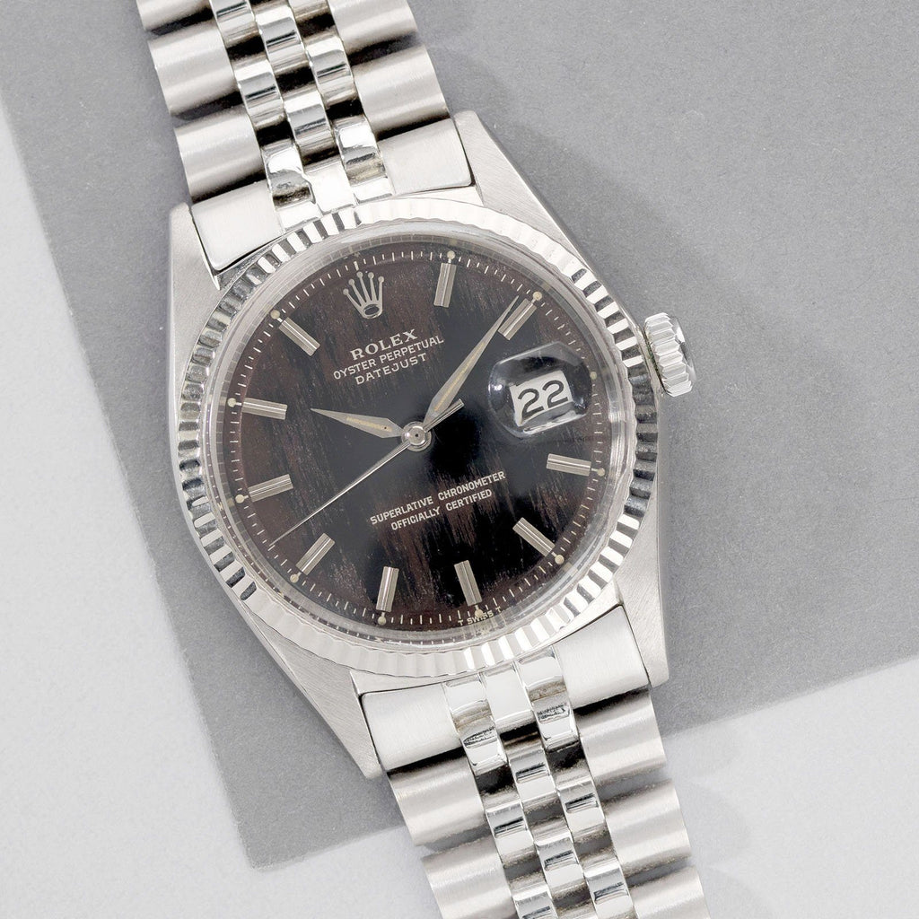Rolex White Gold Datejust Tropical Dial 