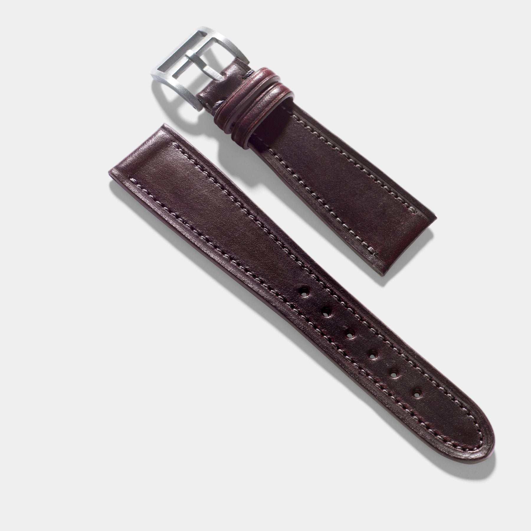 Monochrome - Smooth Calfskin Watch Strap - Brown – Monochrome Shop