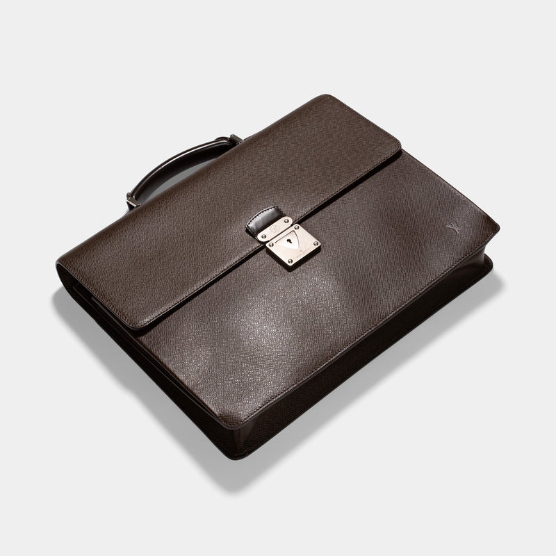 Louis Vuitton Brown Taiga Robusto Business Bag – Bulang and Sons