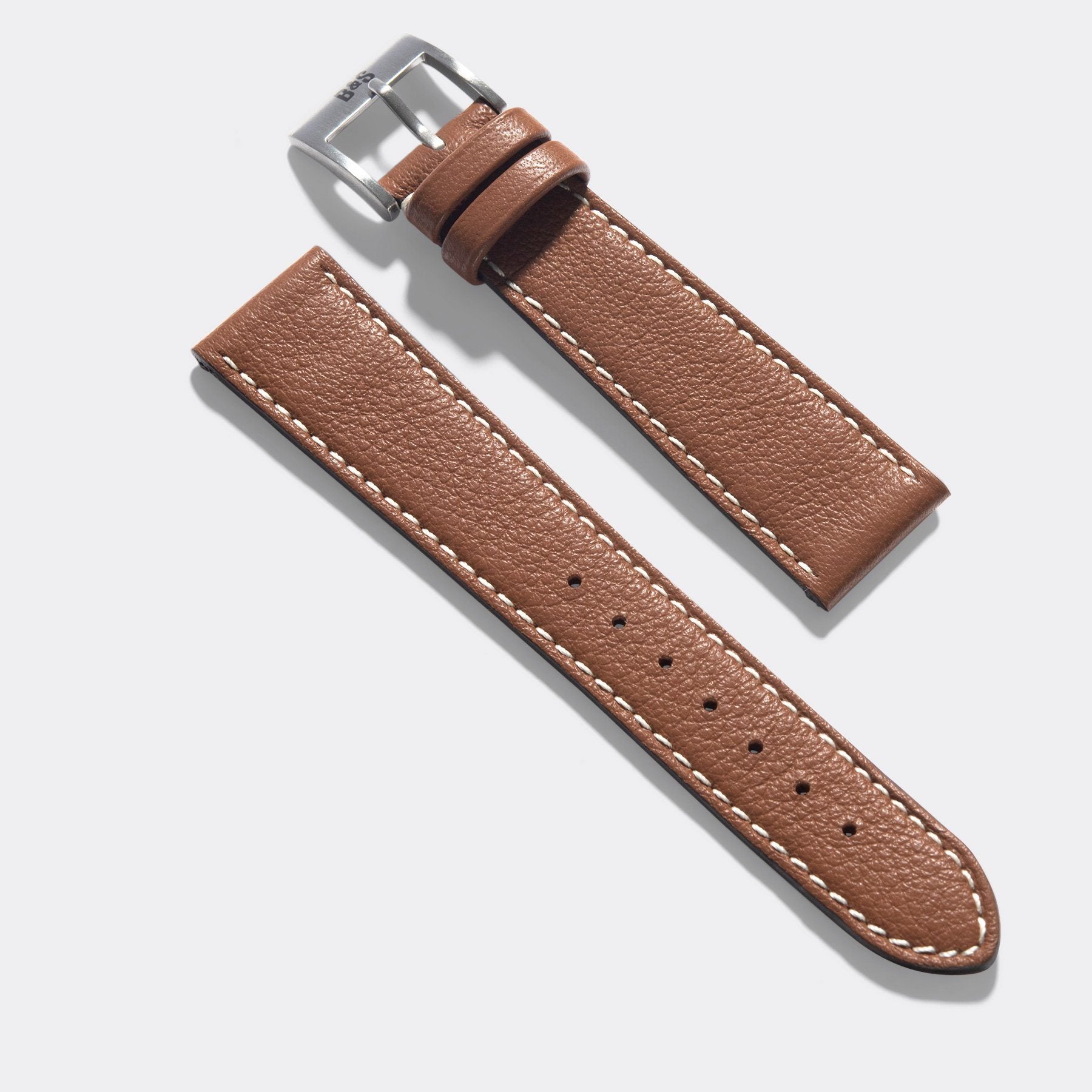 Degrade Honey Brown Leather Watch Strap