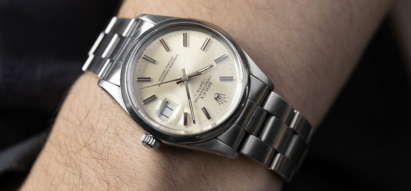 Rolex Oyster Perpetual Date Cream Dial 15000 – Bulang and Sons