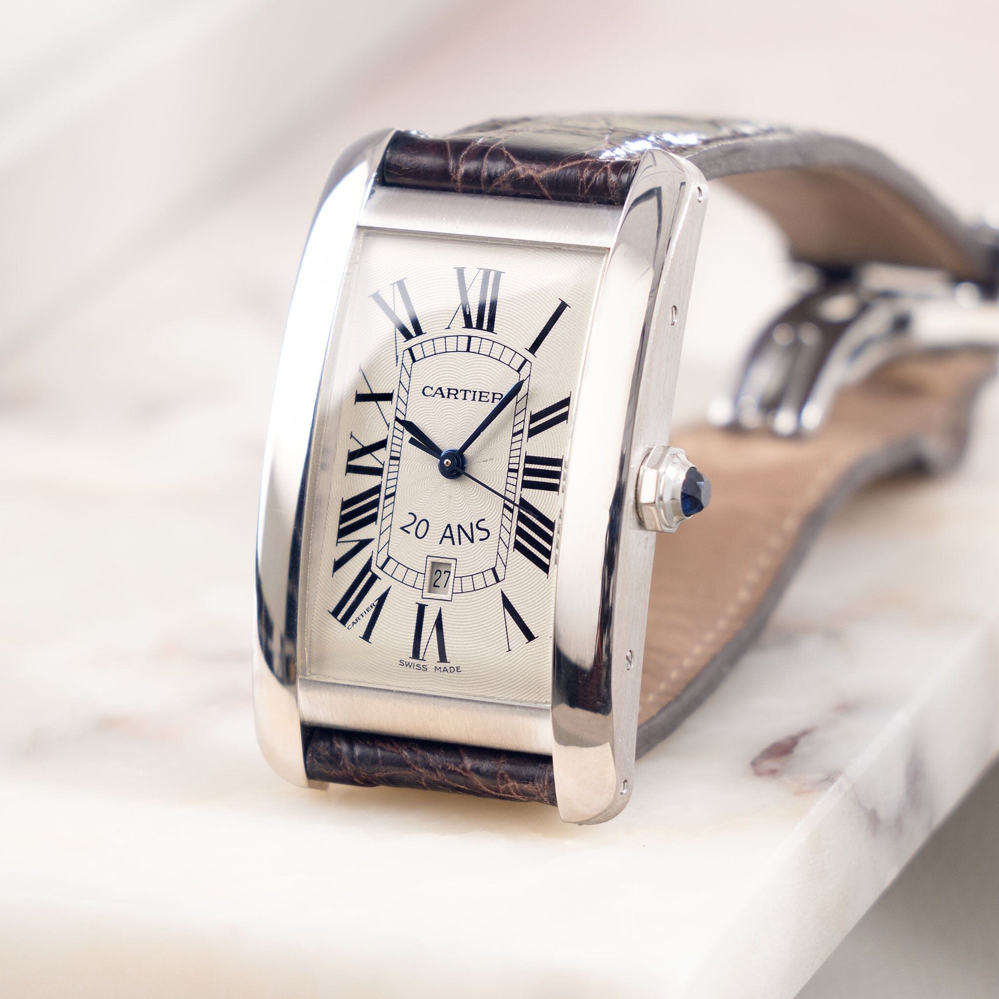 Cartier Tank Louis Cartier 96019 Extra Plate 1970s for $9,612 for