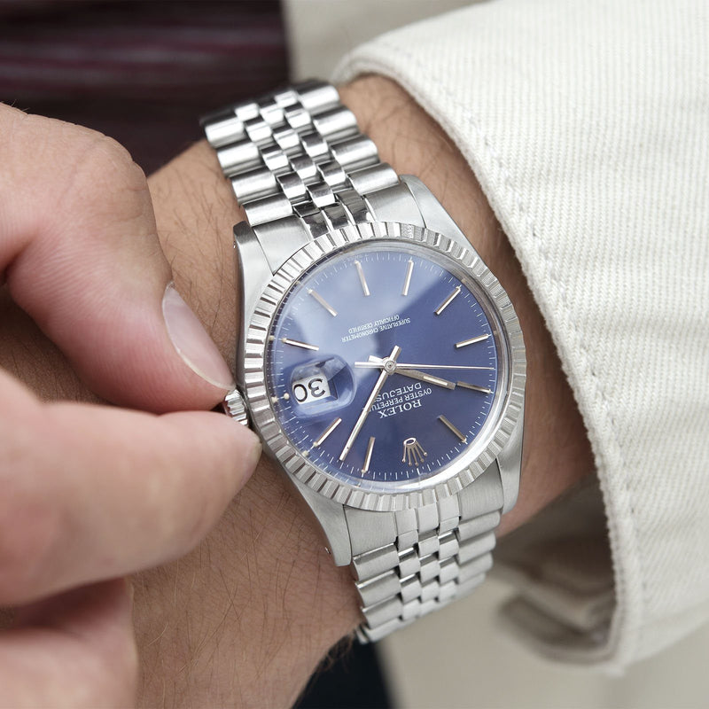 rolex 16030 blue dial