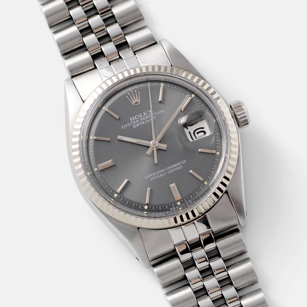 grey dial datejust