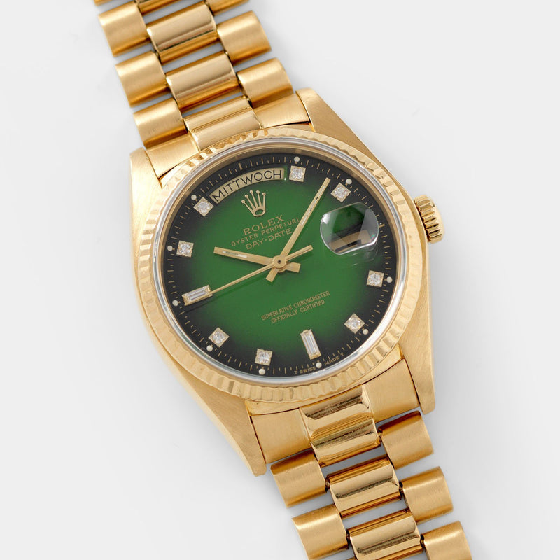 rolex 18038 green dial