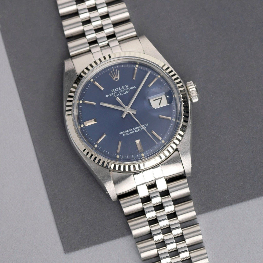 Rolex Datejust Blue Sigma Dial 1603 