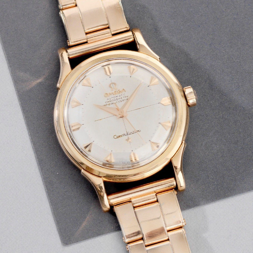 omega constellation pink gold