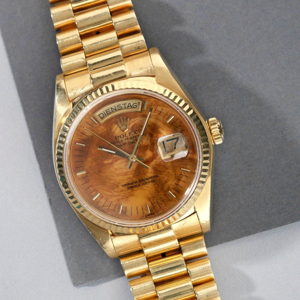 Rolex Day-Date Wood Dial 18038 – Bulang 