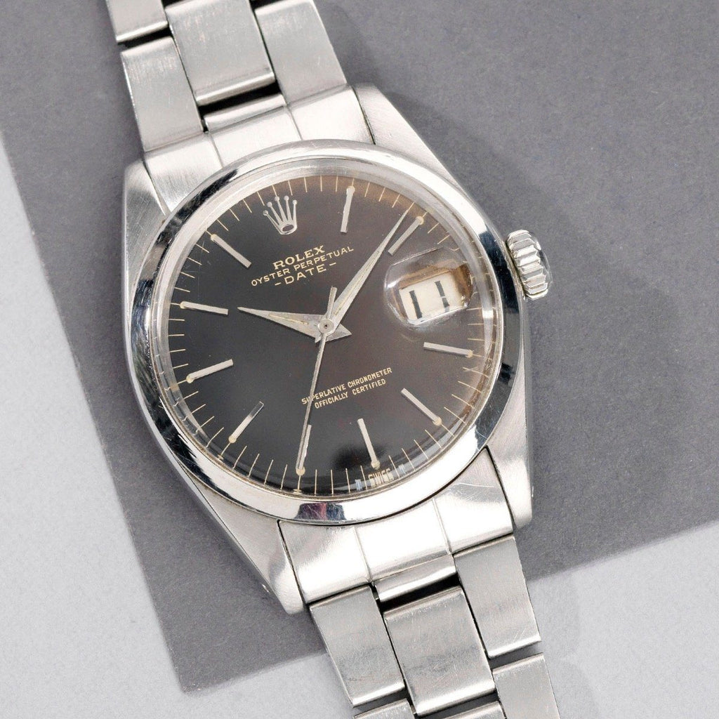 rolex 1500 black dial