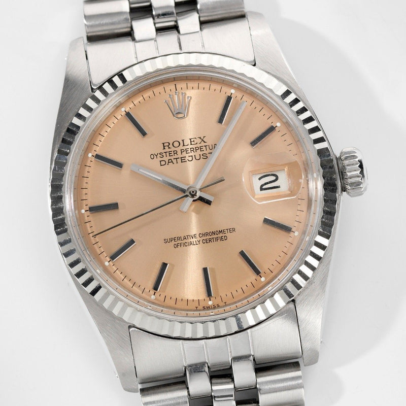 rolex salmon dial datejust