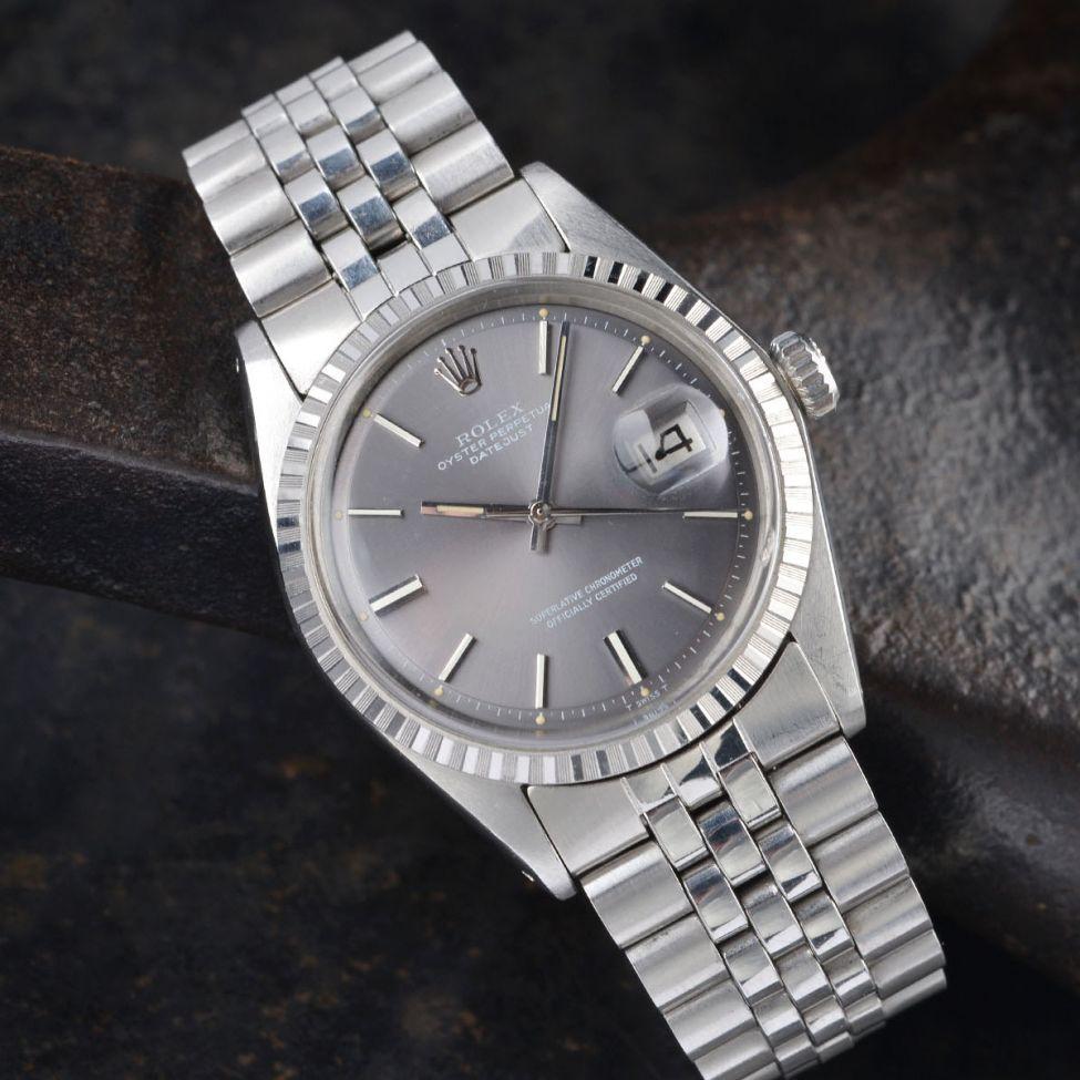 grey dial rolex