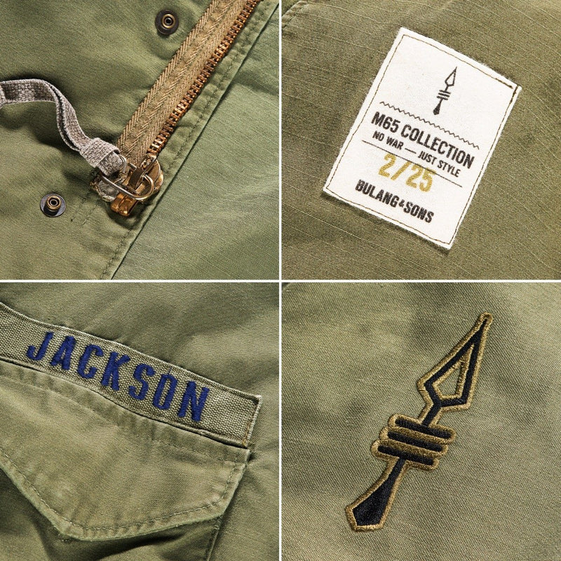 02/25 Custom Vintage M-65 Field Jacket Short Length – Bulang and Sons