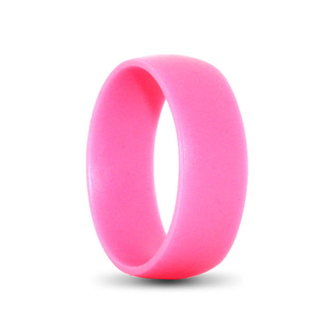 Ladies Pink Silicone Ring