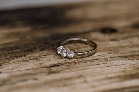 moissanite ring