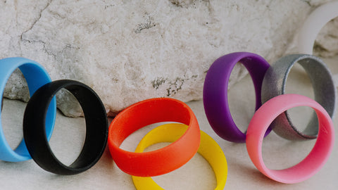 collection of silicone rings