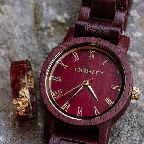 Orbit wooden watch