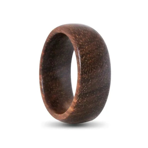 Dark Brown Solid Wood Ring