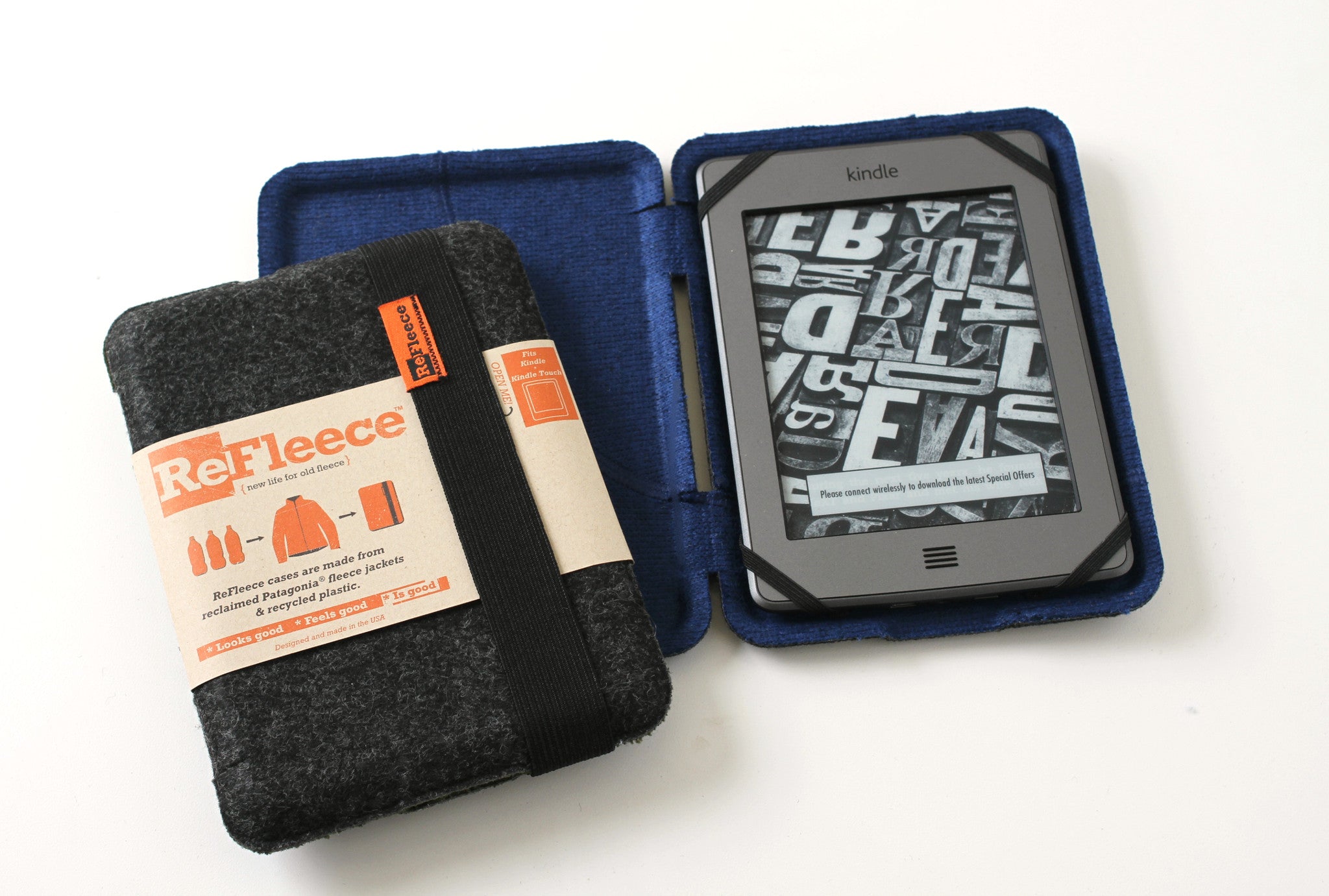 Refleece E Reader Case For Kindle Paperwhite Or Kobo Touch 6 75