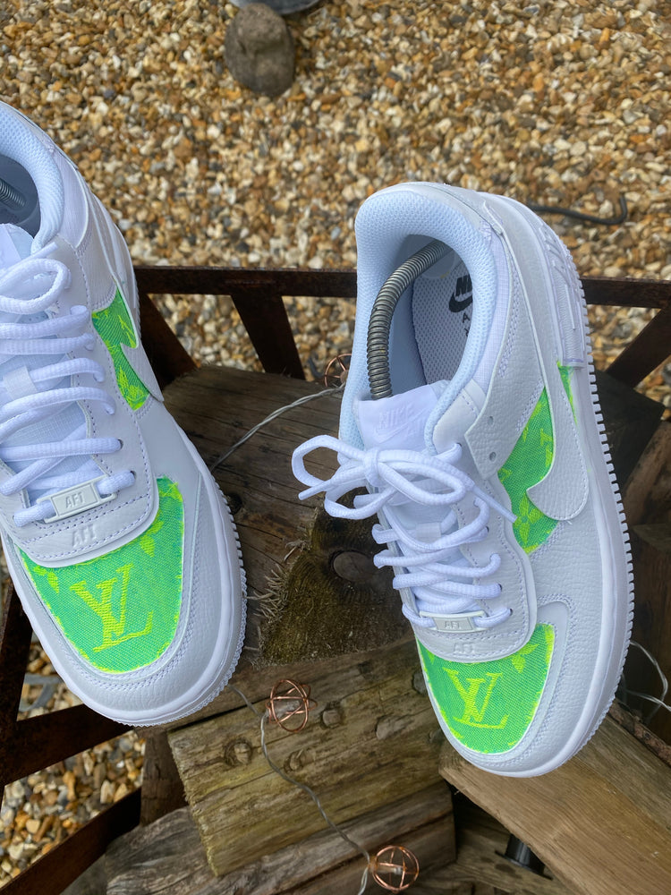 Blue/Yellow/Fluo - White Louis Vuitton AF1 Shadow – RYSNC STORE.