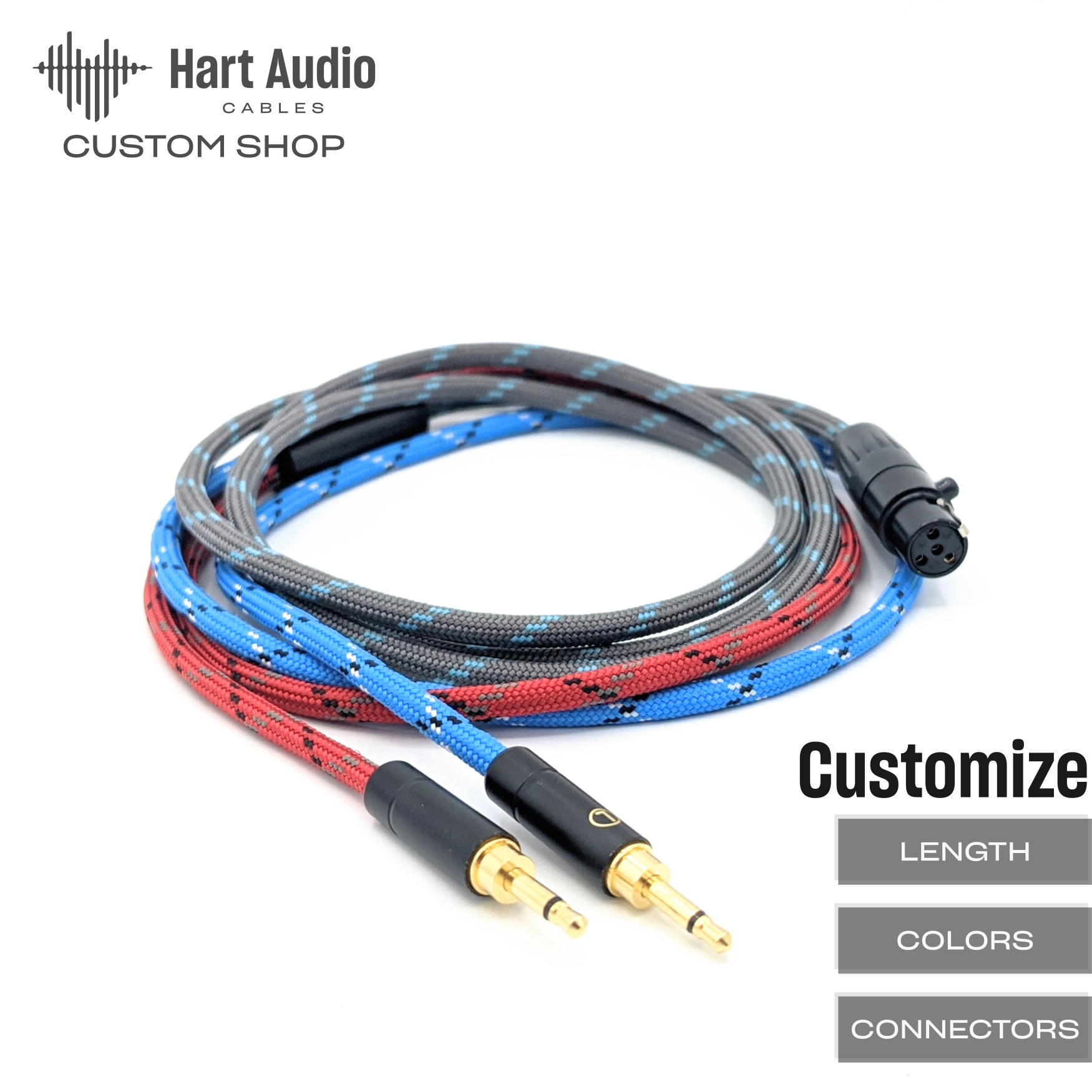 Pascua de Resurrección Aliado Sip Custom Dual 2.5mm Balanced Headphone Cable – Hart Audio Cables