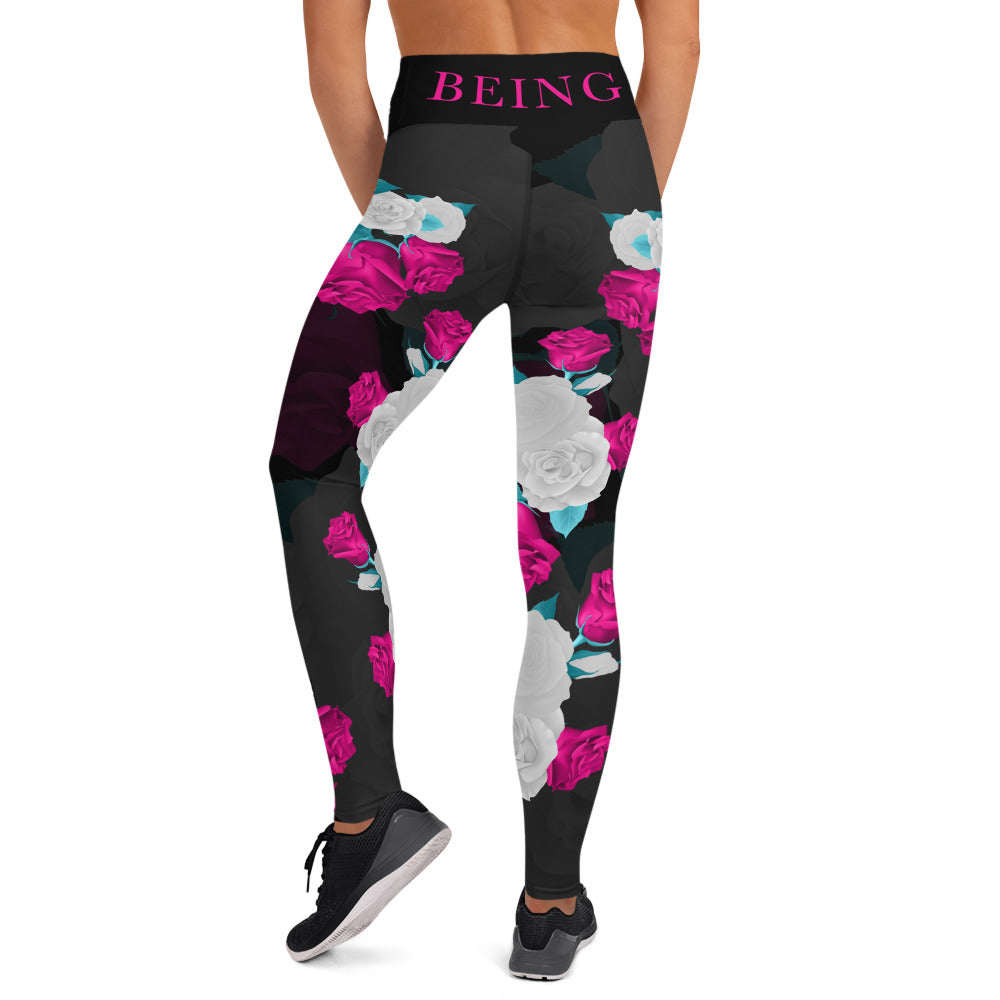 floral yoga pants