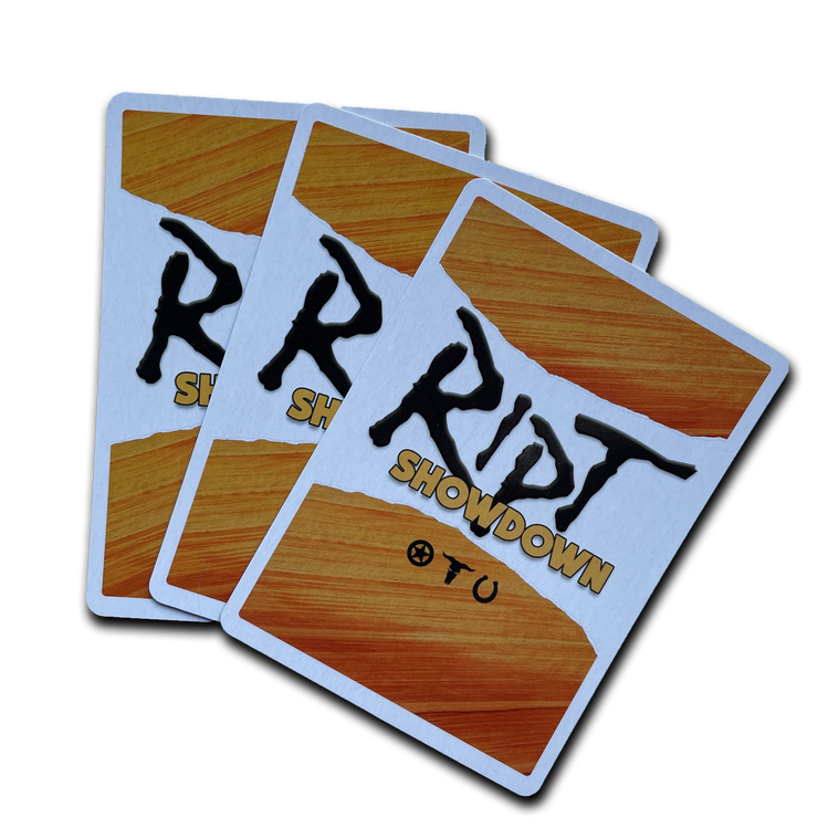 Ript Showdown Disc Golf Card Game Play During Disc Golf 2-4 Players 52  Cards NEW