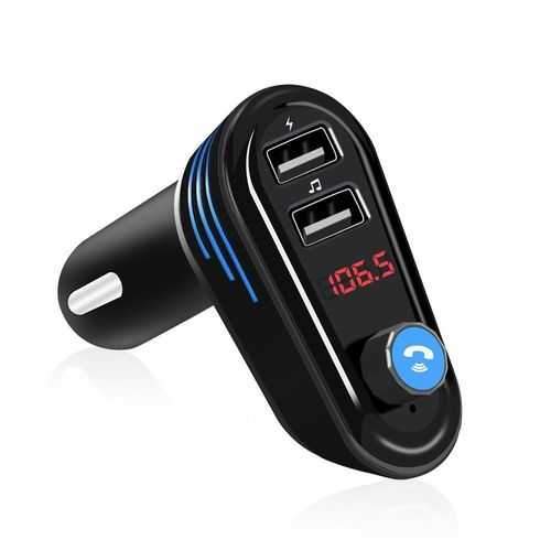 Cheap FM02 Mini USB Bluetooth 5.3 FM Transmitter Adapter Audio Receiver  with LED Display 87.5-95MHZ Adjustable Handsfree Call Car Kit Audio For Auto  Radio