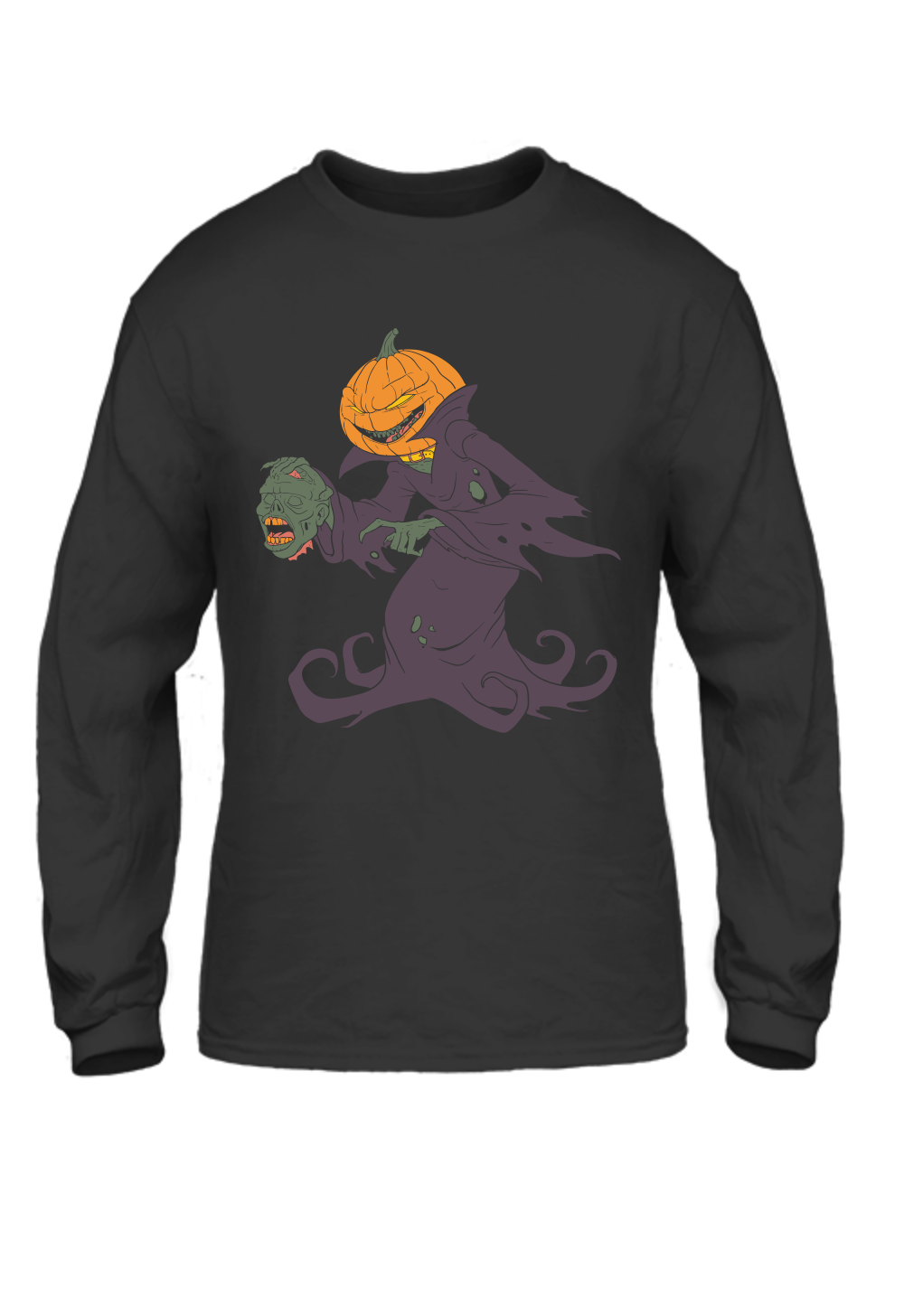 Pumpkin Head Ugly Halloween Basic T Shirt