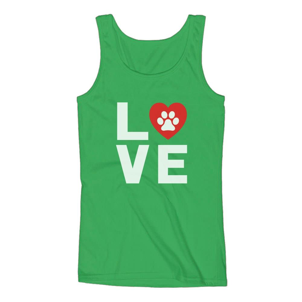 Dog Paw Print Love Dogs My Best Friend Animal Lover T Shirt