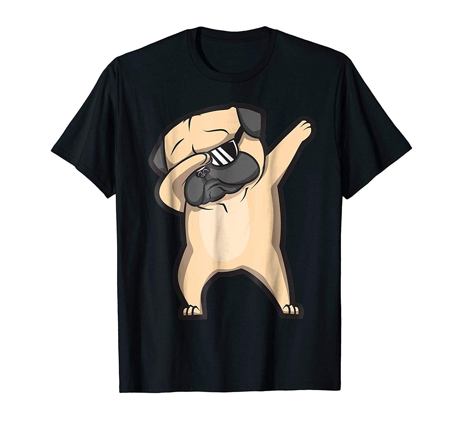 Dabbing Pug Shirt - Cute Funny Dog Dab T-shirt