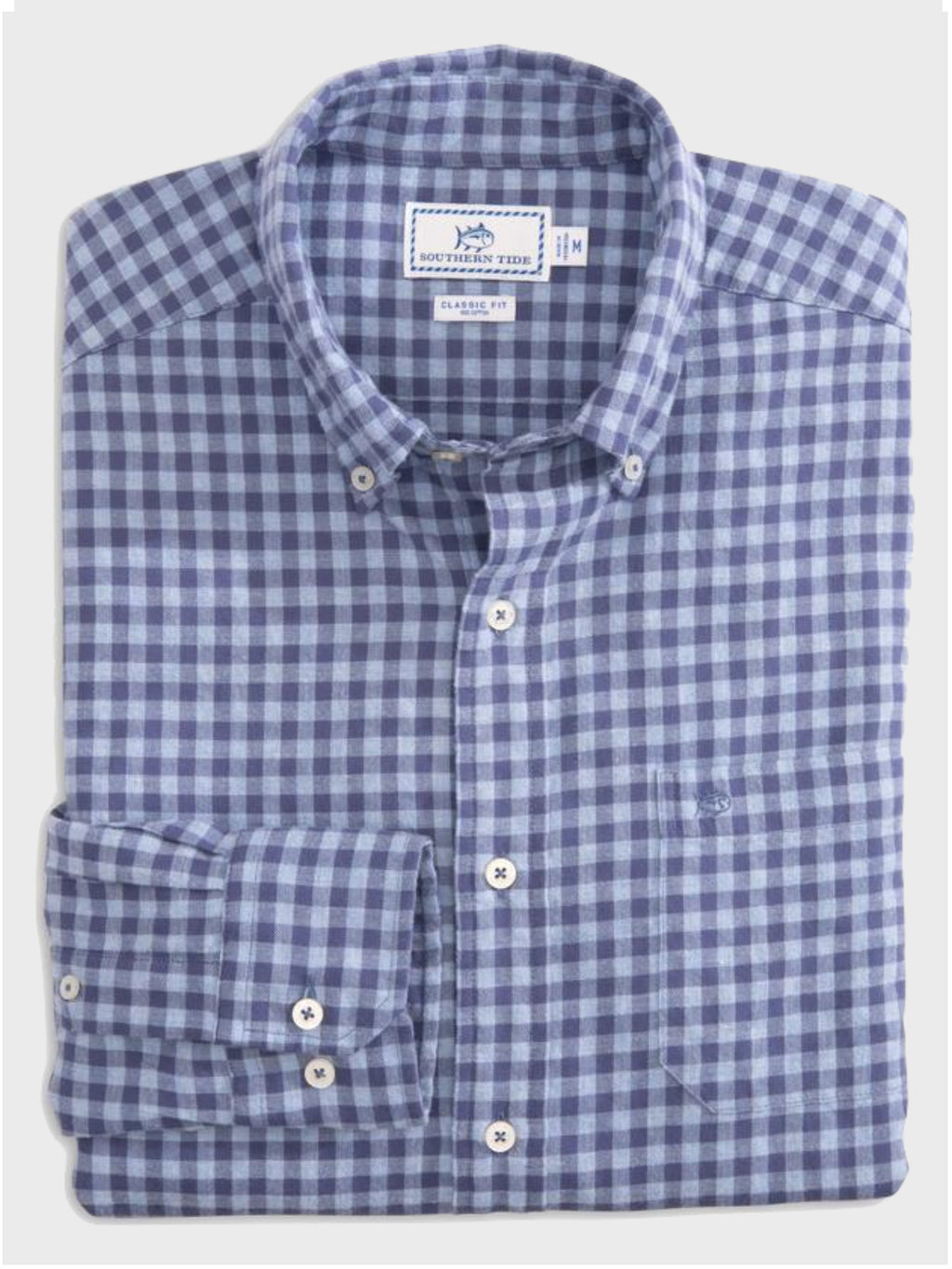 Wharf Heathered Gingham Button Down - Island Outfitters