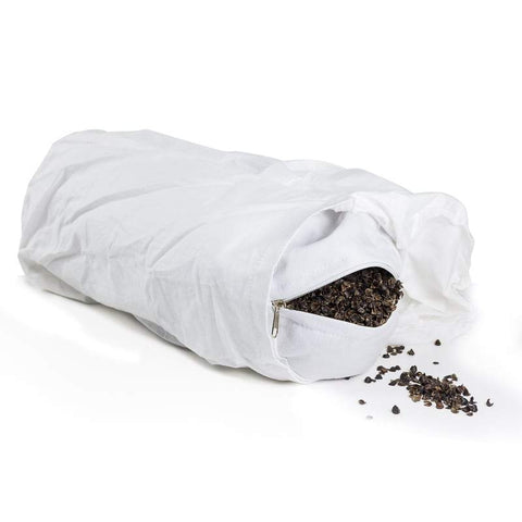 Buckwheat Hulls Pillow (Cylinder) for full body support for massage from Lierre.ca Canada